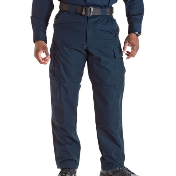 5.11 Tactical Ripstop Cargo Pants Navy Blue High Performance Men's Medium Long - Picture 1 of 16